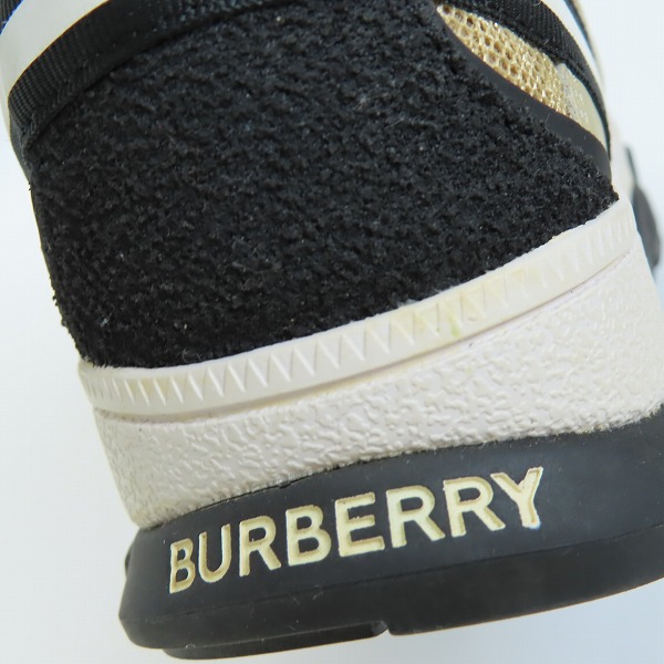 実際に弊社で買取させて頂いたBURBERRY LONDON ENGLAND/バーバリー ロンドン イングランド スニーカー/EU27の画像 6枚目