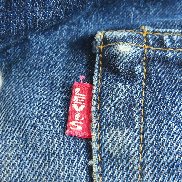 実際に弊社で買取させて頂いた【難あり】LEVI'S/リーバイス 501XX 復刻 バレンシア工場製 ビッグE ボタン裏555 デニムパンツ/W34の画像 6枚目