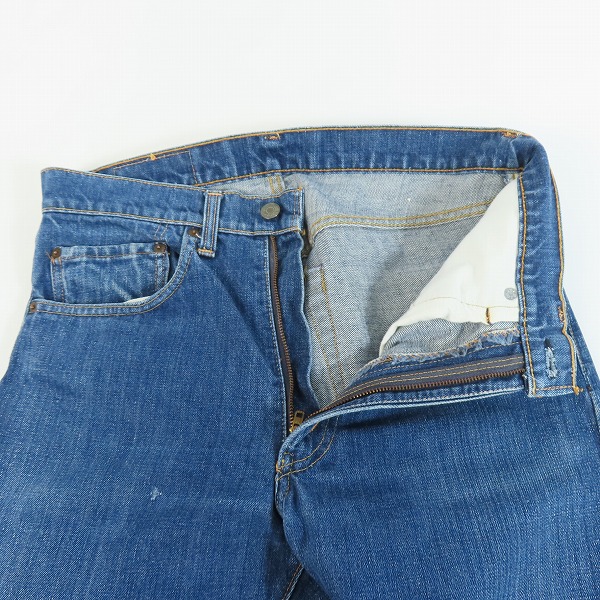 実際に弊社で買取させて頂いたLEVIS/リーバイス 505 刻印5 42TALONジッパーフライ ビッグE バックポケットシングル ヴィンテージデニムパンツ 505-0217/W32の画像 2枚目