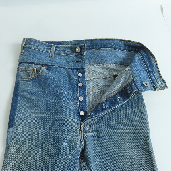 実際に弊社で買取させて頂いたAG by EXPERIMENT/エージーバイエクスペリメント サイドジップ デニムパンツ/1の画像 2枚目