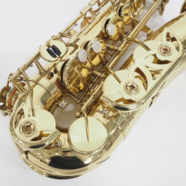 実際に弊社で買取させて頂いた★YANAGISAWA/ヤナギサワ A-400 アルトサックス 彫刻無し ゴールド ハードケース付 の画像 3枚目