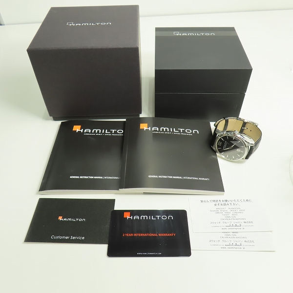 実際に弊社で買取させて頂いたHAMILTON/ハミルトン ジャズマスター 自動巻き/AT/オートマチック/裏スケ H386150の画像 7枚目