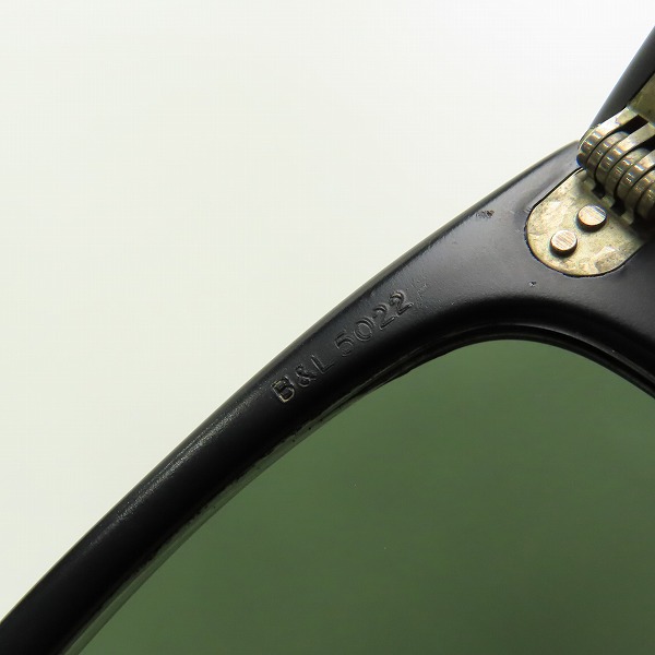 実際に弊社で買取させて頂いたRay-Ban/レイバン B&L ボシュロム社製 WAYFARER/ウェイファーラー サングラス/アイウェアの画像 8枚目