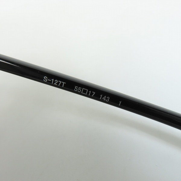 実際に弊社で買取させて頂いた999.9/フォーナインズ 眼鏡/メガネフレーム/アイウェア S-127Tの画像 6枚目