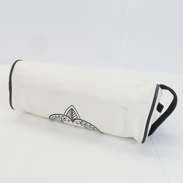 実際に弊社で買取させて頂いたHYDROGEN/ハイドロゲン COLLEGE TATTOO/カレッジ タトゥー スカル  PVC クラッチバッグの画像 2枚目