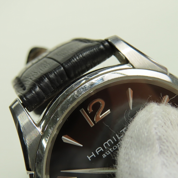 実際に弊社で買取させて頂いたHAMILTON/ハミルトン ジャズマスター 自動巻き/AT/オートマチック/裏スケ H386150の画像 4枚目