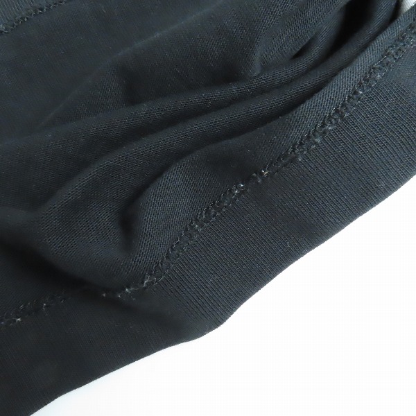 実際に弊社で買取させて頂いたami alexandre mattiussi/アミ アレクサンドルマテュッシ ハート刺繍 長袖Tシャツ ブラック/XSの画像 7枚目