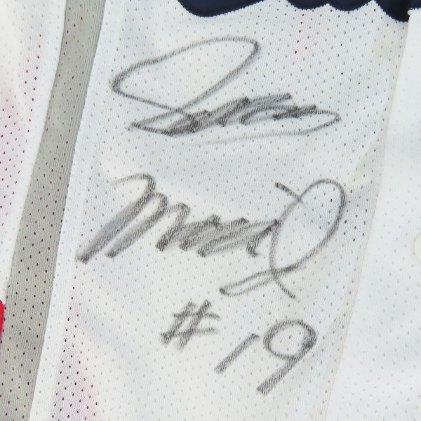 実際に弊社で買取させて頂いた(2)ZETT×BEAMS/ゼット×ビームス 東京ヤクルトスワローズ レプリカユニフォーム #19 石川雅規 YSRP2/フリー（XL）の画像 6枚目