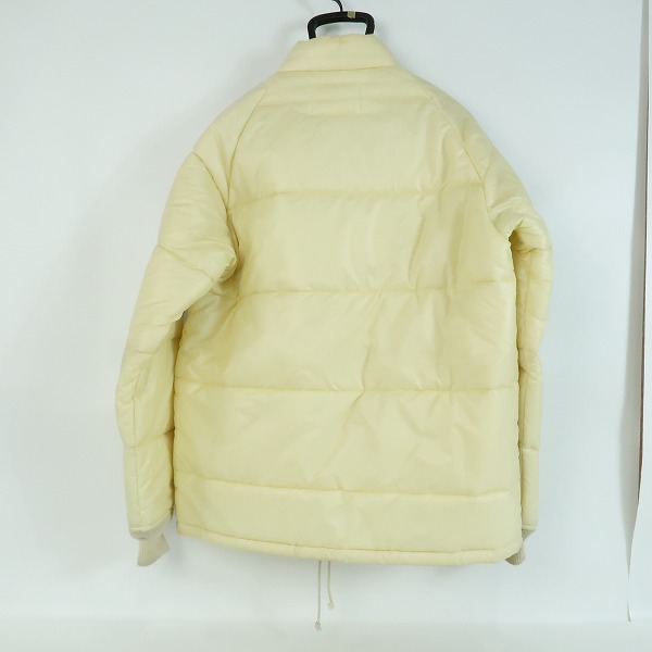 実際に弊社で買取させて頂いたTHE REAL McCOY'S/ザリアルマッコイズ フライトジャケット 中綿ジャケット クリーム/Lの画像 1枚目