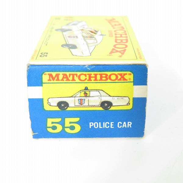 実際に弊社で買取させて頂いたMATCHBOX/マルチボックス No.55 POLICE CAR/ポリスカー/パトカー ミニカーの画像 8枚目