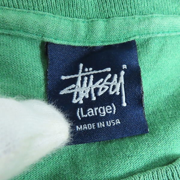 実際に弊社で買取させて頂いたSTUSSY/ステューシー 90s/ヴィンテージ/ビンテージ オールドタグ Tシャツ/Lの画像 2枚目