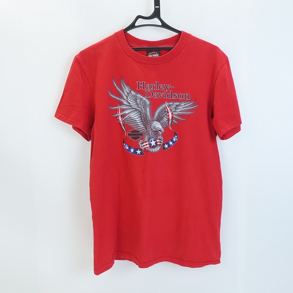 実際に弊社で買取させて頂いたHARLEY DAVIDSON/ハーレーダビッドソン イーグルプリント Tシャツ レッド/M