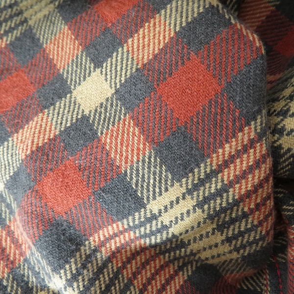 実際に弊社で買取させて頂いたSUGAR CANE/シュガーケーン TWILL CHECK L/S WORK SHIRT 長袖シャツ SC26719/Mの画像 5枚目