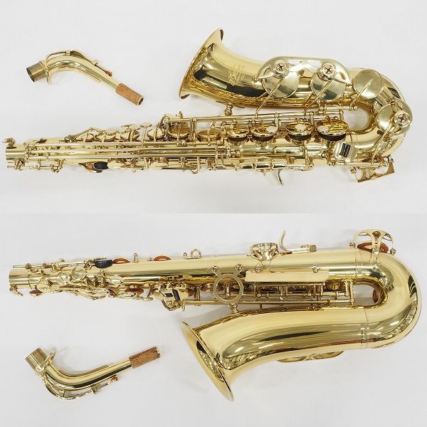 実際に弊社で買取させて頂いた ★J.Michael/Jマイケル アルトサックス ゴールド ハードケース付の画像 1枚目