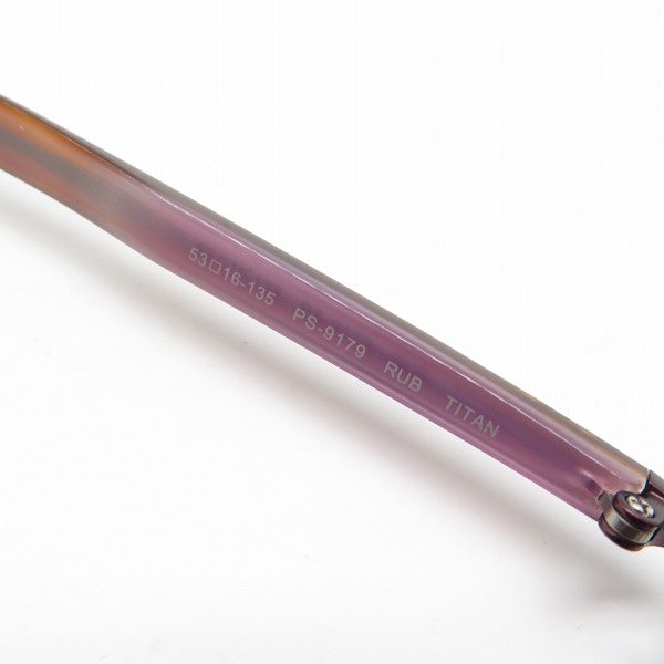 実際に弊社で買取させて頂いたPaul Smith/ポールスミス メガネフレーム アイウェア PS-9179 RUBの画像 6枚目