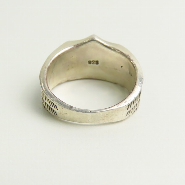 実際に弊社で買取させて頂いたHARLEY-DAVIDSON/ハーレーダビッドソン シルバー925 ロゴリング 18.5号の画像 3枚目