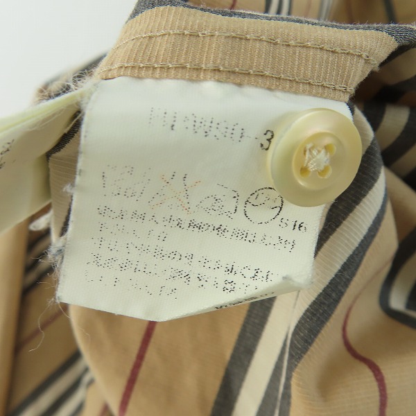 実際に弊社で買取させて頂いたBurberry London/バーバリーロンドン ストライプシャツ 01160-12/Lの画像 3枚目