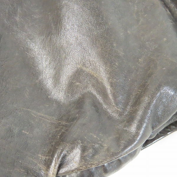 実際に弊社で買取させて頂いたBACKLASH/バックラッシュ カーフタンニン ダブルライダース/1057-03/L(3)の画像 7枚目