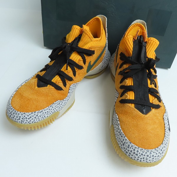 実際に弊社で買取させて頂いたNIKE/ナイキ LEBRON XVI LOW AC/レブロン16 ロー アトモス サファリ CD9471-800 28.5