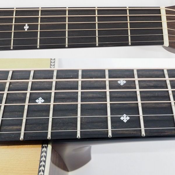 実際に弊社で買取させて頂いた★【美品】Headway/ヘッドウェイ HD-115 A,S-ESV/ATB アコースティックギター/アコギ エレアコ仕様 ハードケース付の画像 4枚目