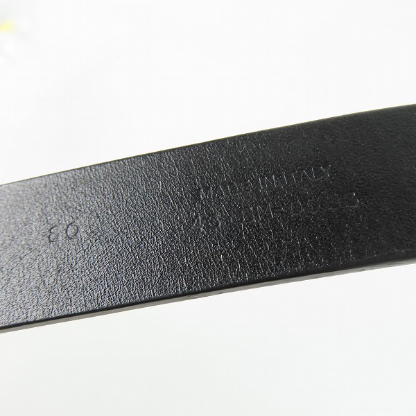 実際に弊社で買取させて頂いたDior Homme/ディオールオム エナメル ベルト 46 BM-0058/80の画像 5枚目