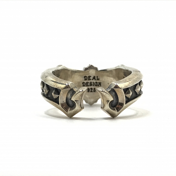 実際に弊社で買取させて頂いたDEAL DESIGN/ディールデザイン クロス バンド リング 14号の画像 3枚目