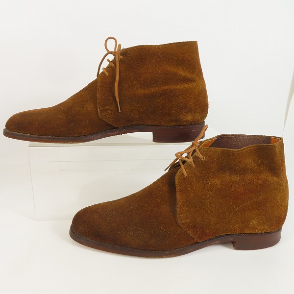 実際に弊社で買取させて頂いたCrockett&Jones/クロケット＆ジョーンズ CHUKKA スウェードチャッカ ブーツ 8489/8.5Dの画像 3枚目