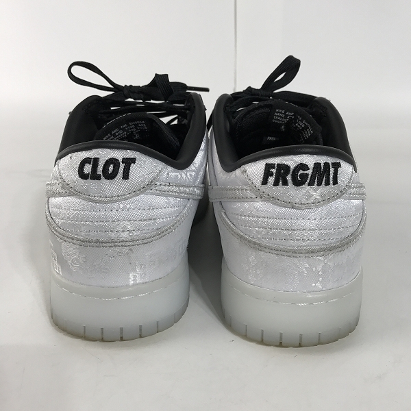 実際に弊社で買取させて頂いたNIKE×CLOT×FRAGMENT DESIGN/ナイキ×クロット×フラグメント デザイン DUNK LOW SP/ダンクロー FN0315-110/27.5の画像 1枚目
