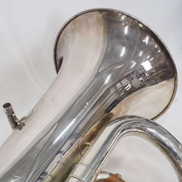 実際に弊社で買取させて頂いた★【使用感有り】YAMAHA/ヤマハ YEB-321S チューバ 銀メッキ仕上げ ハードケース付の画像 4枚目