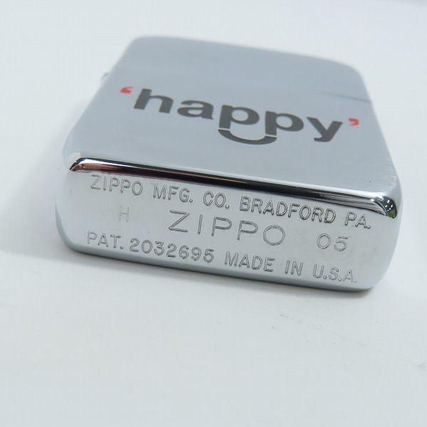 実際に弊社で買取させて頂いたZIPPO/ジッポー 1941レプリカ Paul Smith happy 2005年製の画像 3枚目