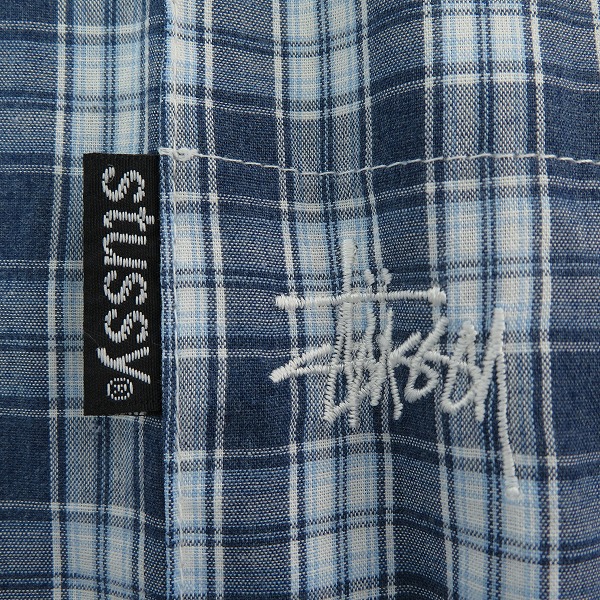 実際に弊社で買取させて頂いたSTUSSY/ステューシー 90s後期～00s オールドステューシー  半袖シャツ Lの画像 4枚目
