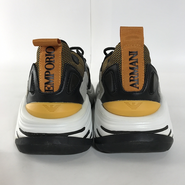 実際に弊社で買取させて頂いたEMPORIO ARMANI/エンポリオアルマーニ ローカット スニーカー X4X286 XM072/US10の画像 1枚目