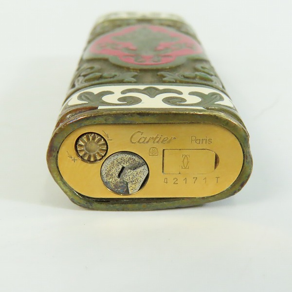実際に弊社で買取させて頂いたCartier/カルティエ Royking/ロイキング 装飾ガスライターの画像 4枚目