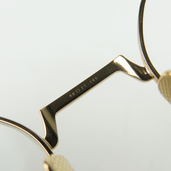 実際に弊社で買取させて頂いたdita/ディータ ARTOA.82  White Gold Clear 眼鏡/メガネフレーム ゴールド DTX162-A-01の画像 5枚目