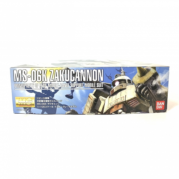実際に弊社で買取させて頂いた【未組立】BANDAI/バンダイ MG 1/100 機動戦士ガンダム MS-06K ザクキャノン/MSV/ガンプラの画像 4枚目