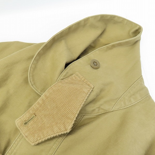 実際に弊社で買取させて頂いたTOMORROWLAND/トゥモローランド BLUE WORK コート Lの画像 5枚目