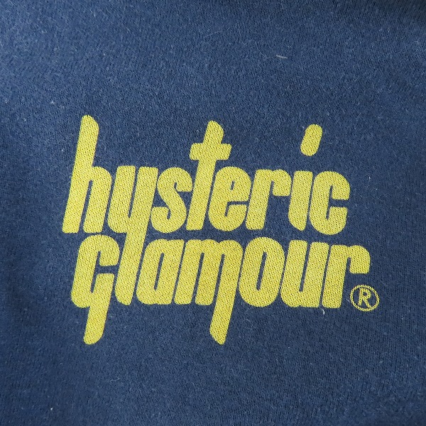 実際に弊社で買取させて頂いたHYSTERIC GLAMOUR/ヒステリックグラマー 胸ロゴプリント ジップパーカー 0214CF07/Lの画像 3枚目