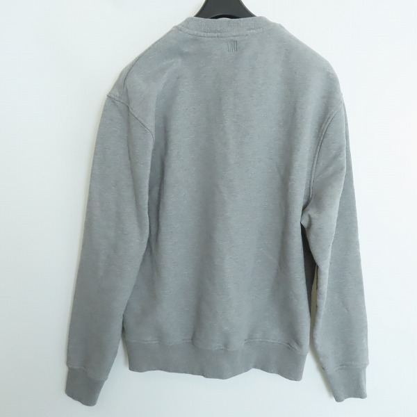 実際に弊社で買取させて頂いたAMI Alexandre Mattiussi/アミアレクサンドルマテュッシ ハートA刺繍 スウェット トレーナー グレー/Lの画像 1枚目