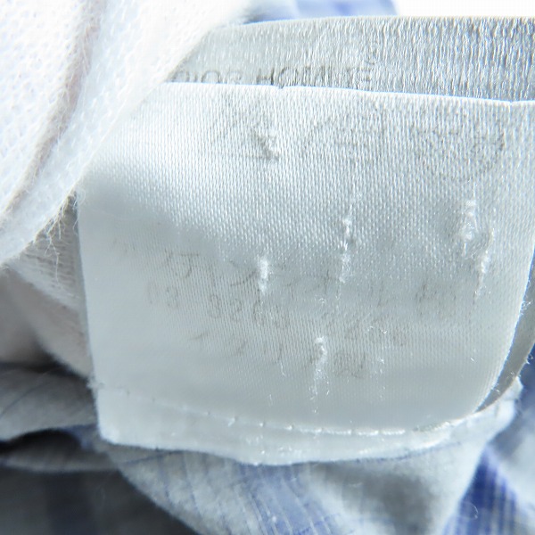 実際に弊社で買取させて頂いたDior/ディオール チェック柄 長袖シャツ 9H3154101189 /38の画像 5枚目