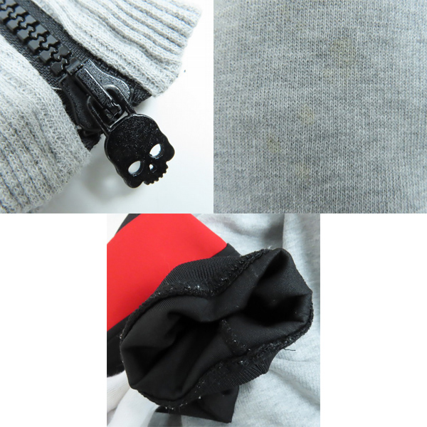 実際に弊社で買取させて頂いたHYDROGEN/ハイドロゲン 袖切替 サイドジップ スウェットトレーナー Mの画像 9枚目