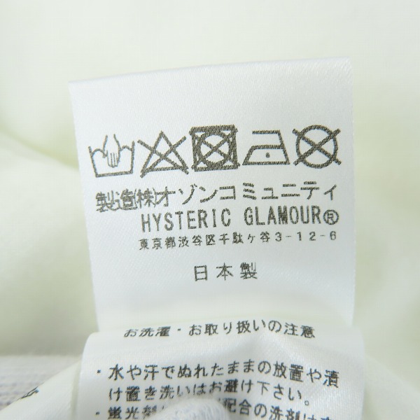 実際に弊社で買取させて頂いた【未使用】HYSTERIC GLAMOUR/ヒステリックグラマー D.L.A pt T-SH 半袖 プリント Tシャツ 02173CT19400/Lの画像 4枚目