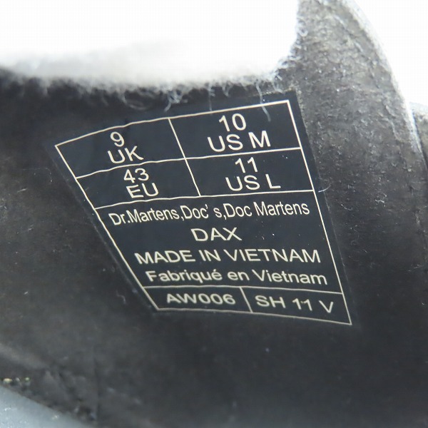 実際に弊社で買取させて頂いたDr.Martens/ドクターマーチン DAX/ダックス レザー サンダル/UK9の画像 5枚目