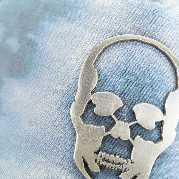 実際に弊社で買取させて頂いたlucien pellat-finet/ルシアンペラフィネ スカルメタル ブリーチ柄 5パネルキャップ/FREEの画像 8枚目