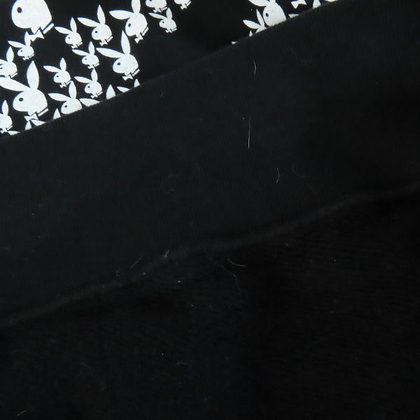 実際に弊社で買取させて頂いたmastermind×PLAYBOY×THEATER 8/マスターマインド×プレイボーイ×シアターエイト プルオーバーパーカー/Mの画像 7枚目