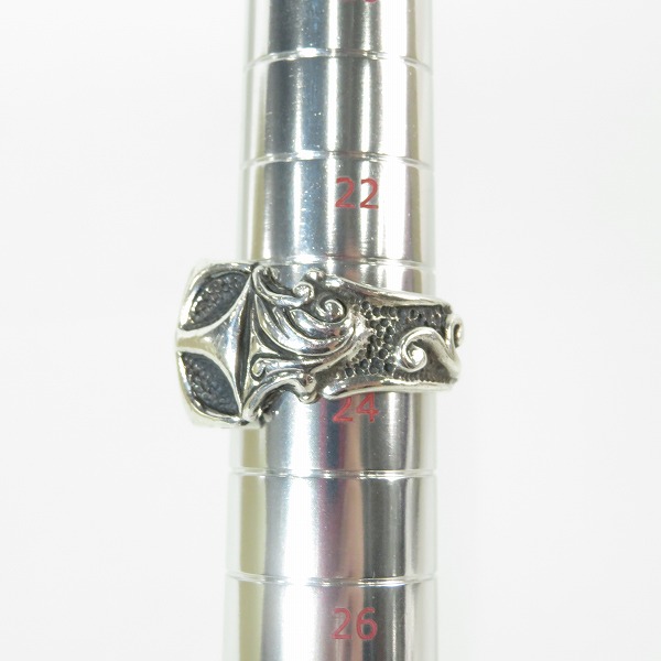 実際に弊社で買取させて頂いたBWL/Bill Wall Leather/ビルウォールレザー Gothic Cross/ゴシッククロス リング/23.5号の画像 9枚目