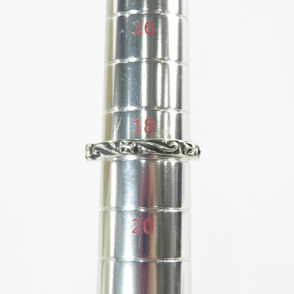 実際に弊社で買取させて頂いた (2)Bill Wall Leather/BWL/ビルウォールレザー R202 Thin クロスリング/19号 の画像 7枚目