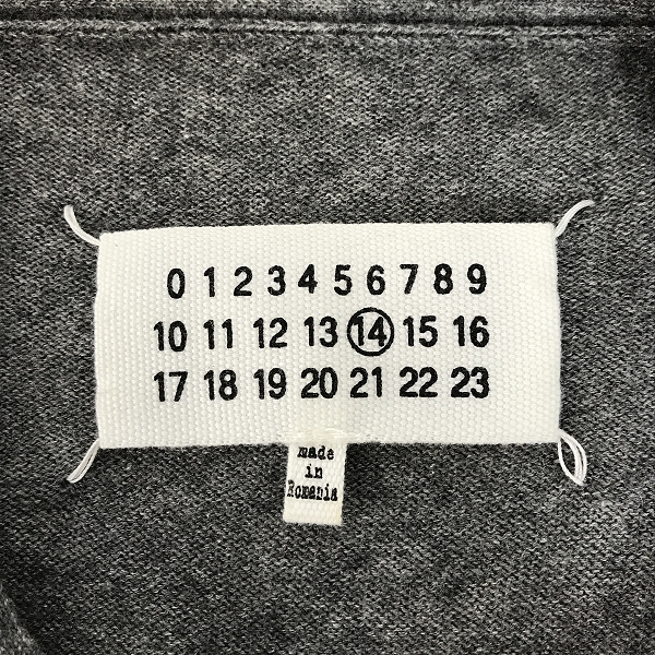 実際に弊社で買取させて頂いた【JPタグ】Maison Martin Margiela/メゾンマルタンマルジェラ エルボーパッチ クルーネック S50HA0548 S15175/Lの画像 2枚目