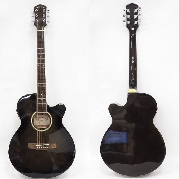 実際に弊社で買取させて頂いた★Sepia Crue/セピアクルー EAW-200/BKS エレアコ/アコースティックギター/アコギの画像 1枚目