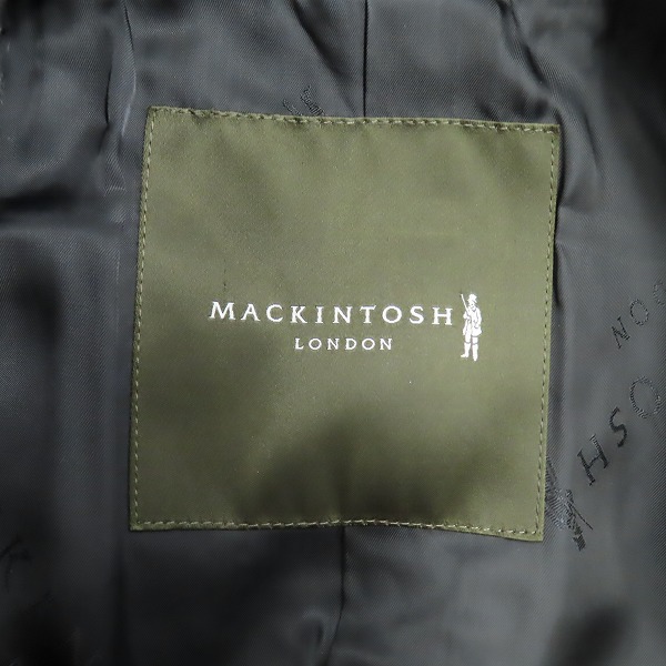 実際に弊社で買取させて頂いたMACKINTOSH LONDON/マッキントッシュロンドン ウールステンカラーコート  G1B61-202-08/Lの画像 2枚目