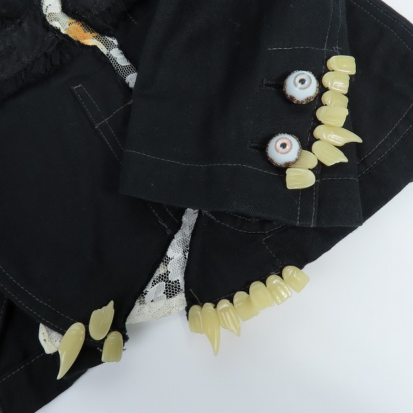 実際に弊社で買取させて頂いたUNDERCOVER/アンダーカバー 05SS BUT BEAUTIFU2 レース切り替え/目玉ボタン 5S69-J5/1の画像 6枚目